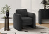 Monarch Specialties - Accent Chair, 32"H, Upholstered, Living Room, Bedroom, Black Fabric, Contemporary | Monarch Specialties - Chaise D'Appoint, 32"H, Rembourre, Salon, Chambre A Coucher, Tissu Noir, Contemporain