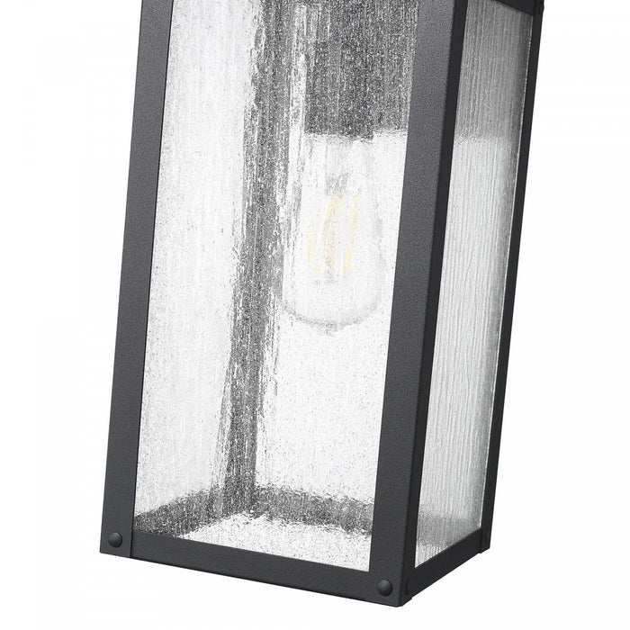 Madrid 1 Light Outdoor Wall Sconce 17.5\", Black