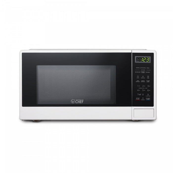 CHM Series Commercial Chef 1.1 Cu. Ft. Countertop Microwave Oven, CHCM11100W Countertop Microwave Larger 1cuft