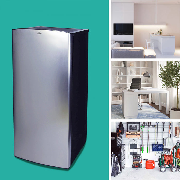 Koolatron 6.2 Cu. Ft. Stainless Steel Compact Refrigerator