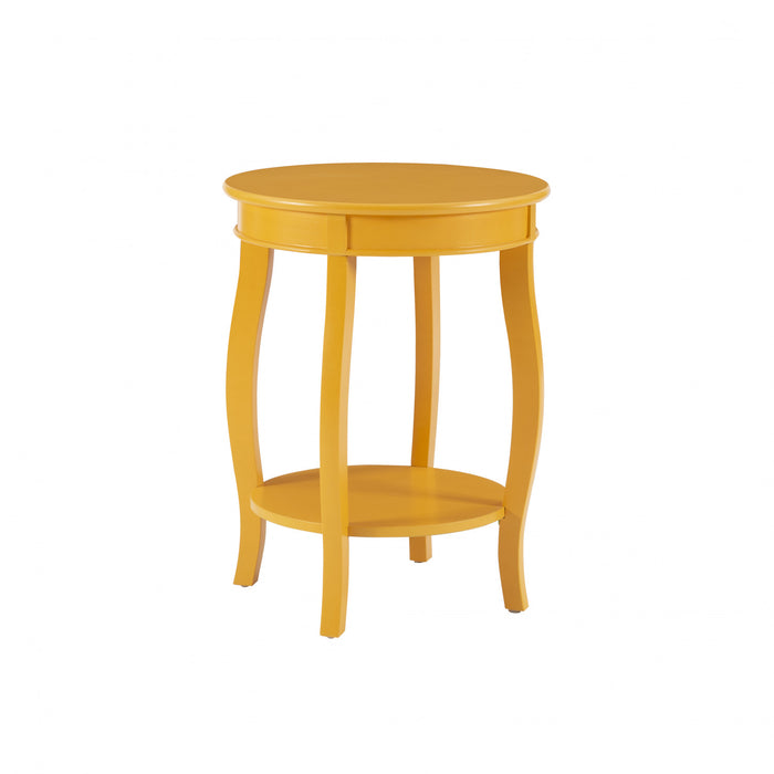 Rainbow Chairside Table - Yellow
