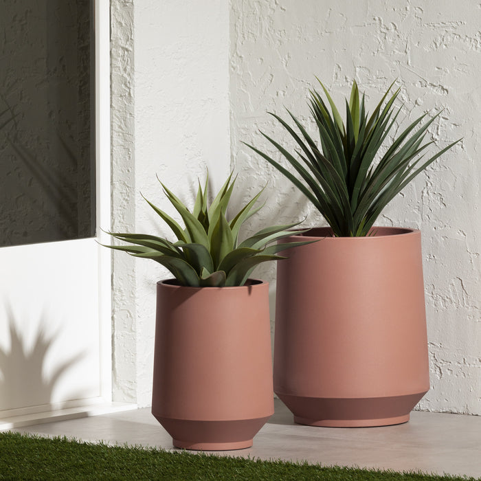 Dalya 2-Piece Planter - Burnt Orange