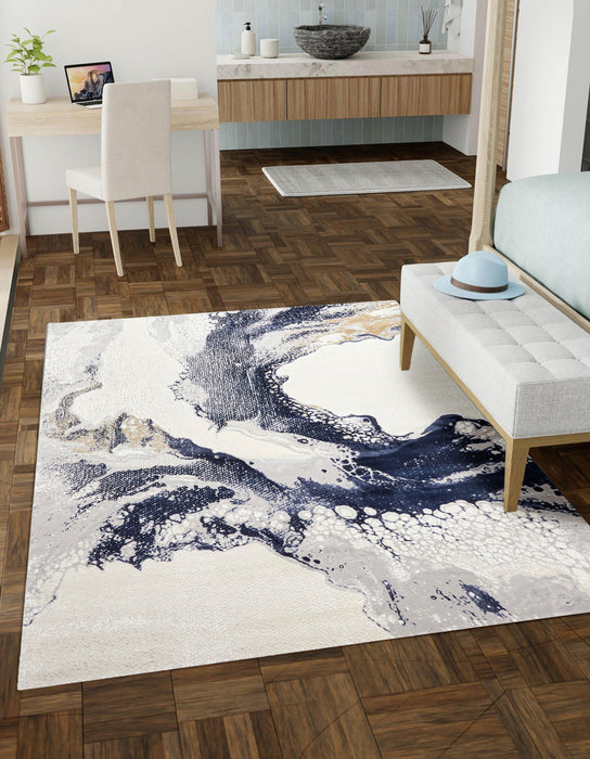 Bloom Blue Rug 5'0\" x 8'0\"