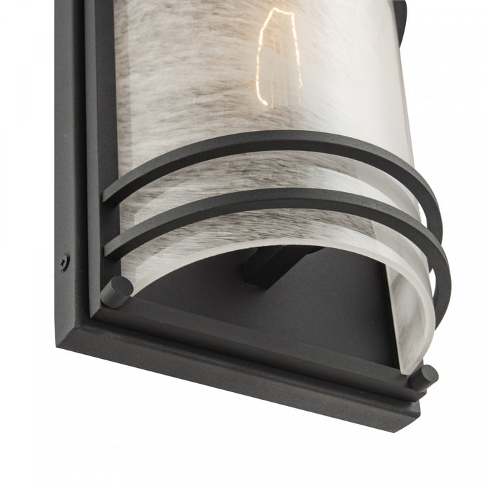 Keswick 1 Light Outdoor Wall Sconce 11\", Black