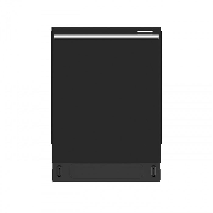 Forno Stella 24 in. Built-in Tall Tub Fingerprint-Resistant Black Dishwasher 44 dBA - FDWBI8010-24BLK