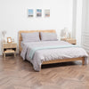 HOMCOM Bedroom Nightstand Set of 2, Side Table with Storage Shelf, Drawer