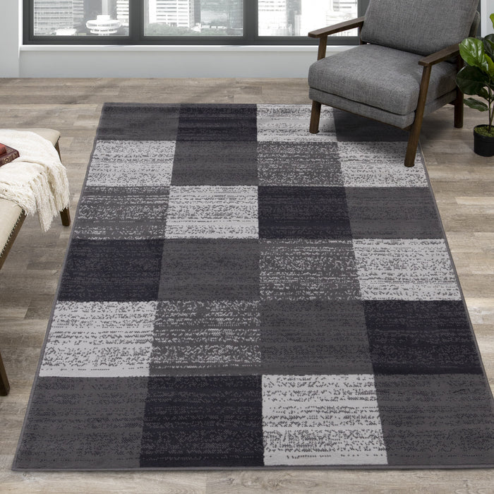 Florence Distressed Blocks Indoor Area Rug - 4'7\" x 6'7\"