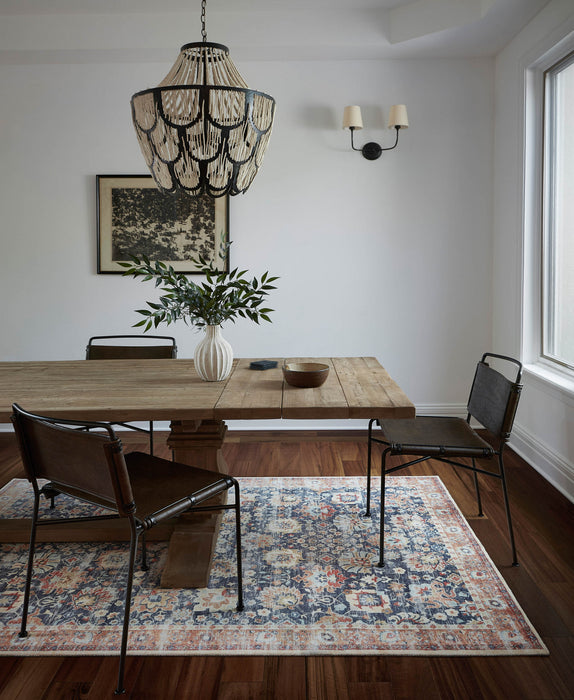 Nairi Traditional 10'0\" x 13'0\" Area Rug in Blue Indoor Area Rug