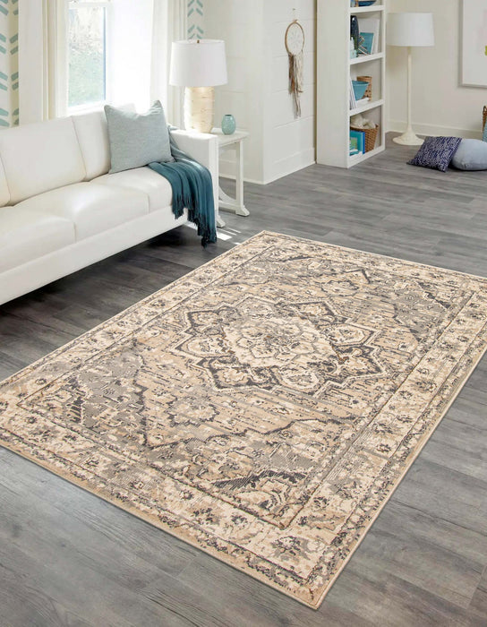 Priya Grey Area Rug - 5'0\" x 8'0\"