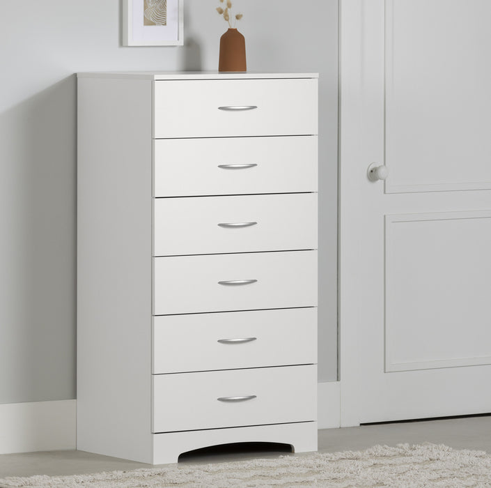 Step One 6-drawer Chest - Pure White 