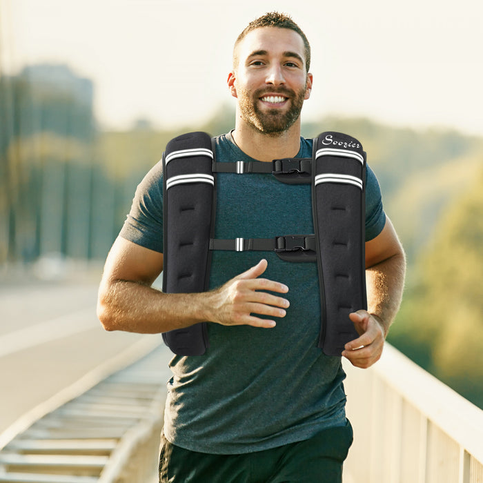Soozier 22 lbs Weighted Vest, Weight Vest with adjustable Straps
