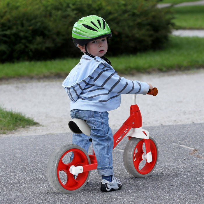 Honey Joy Kids Balance Bike Toddler Training Bicycle W/ Feetrests For 2-5 Years Old Red