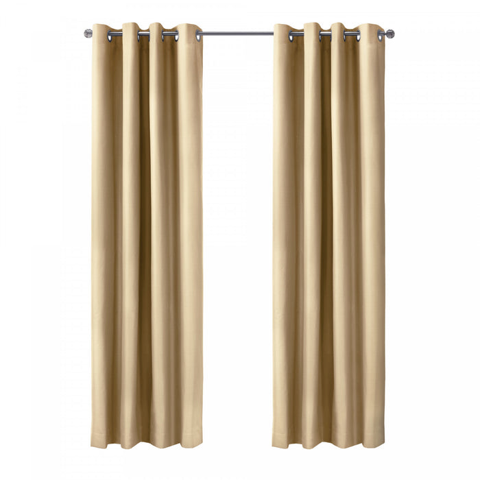 Thermaplus Alpine Taupe Blackout Grommet Curtain Panel - 52 x 108