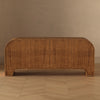 Tressa Contemporary Modern 72" Solid Wood Sideboard in Walnut (4-Door) | Buffet contemporain moderne Tressa 72" en bois massif noyer (4 portes)