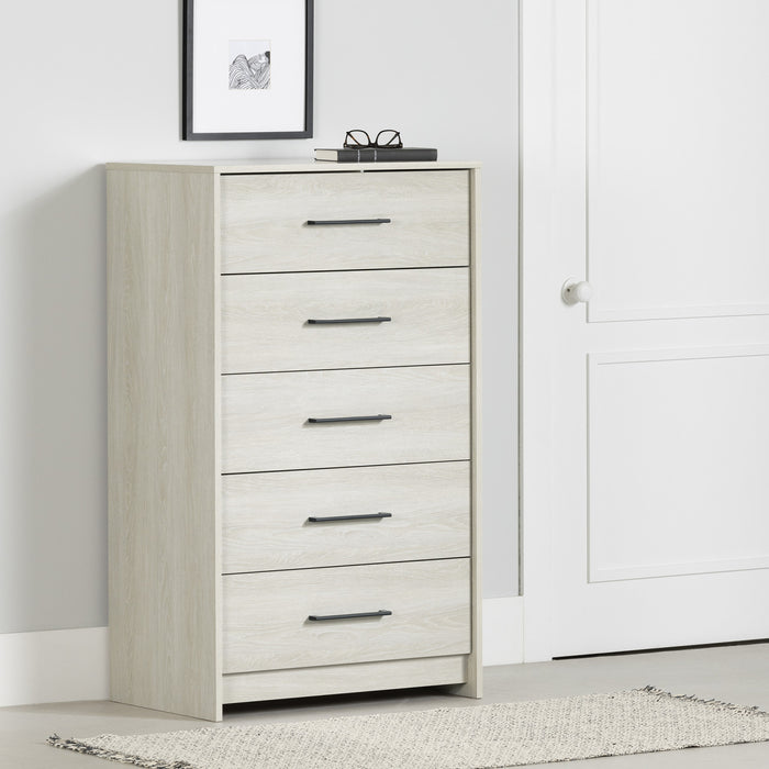 Londen 5-drawer Chest - Winter Oak 
