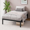 Yelena Metal Platform Bed - Twin Size | Yelena lit plateforme en métal - Simple