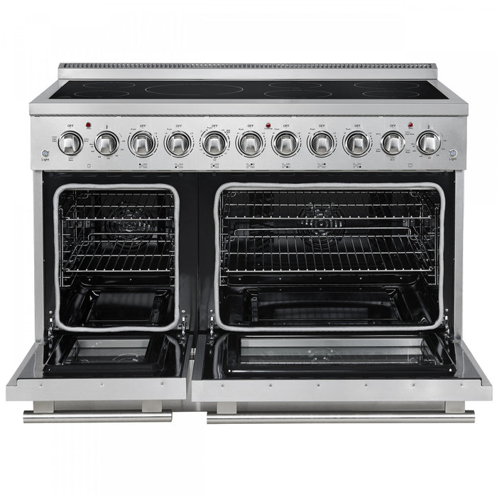 Forno Paolo 48 Inch Freestanding Electric Range, Stainless Steel, 6.7 cu.ft. - FFSEL6011-48