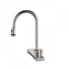 4 Function Pivoting Waterfall Pull-Down Kitchen Faucet with Power Wash. Brushed Nickel-FCWRMBND1 Laundry Combo | Robinet de cuisine cascade pivotant a 4 fonctions avec mode de nettoyage puissant. Nickel brosse-FCWRMBND1