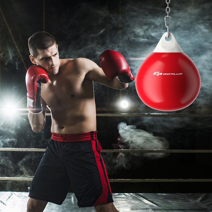 Goplus 18\" 110lbs Heavy Water Filled Punching Aqua Training Boxing Bag Home Gym Hook