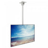 Kanto CM600 Height Adjustable Hanging Ceiling TV Mount for 40" - 80" TVs, White | Support mural de plafond reglable en hauteur Kanto CM600 pour televiseurs de 40 a 80 pouces, blanc