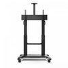 Kanto MTMA100PL Mobile TV Cart with Adjustable Shelf and Built-in Handles for 55" - 100" TVs, Black Tv Mount | Chariot mobile pour televiseur Kanto MTMA100PL avec etagere reglable et poignees integrees pour televiseurs de 55" a 100", noir