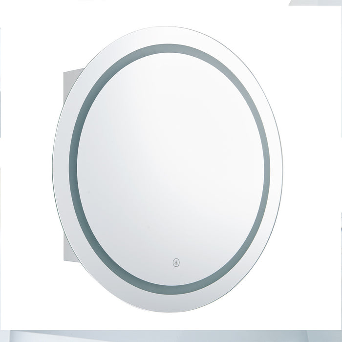 Julee LED Medicine Mirror Cabinet - Silver