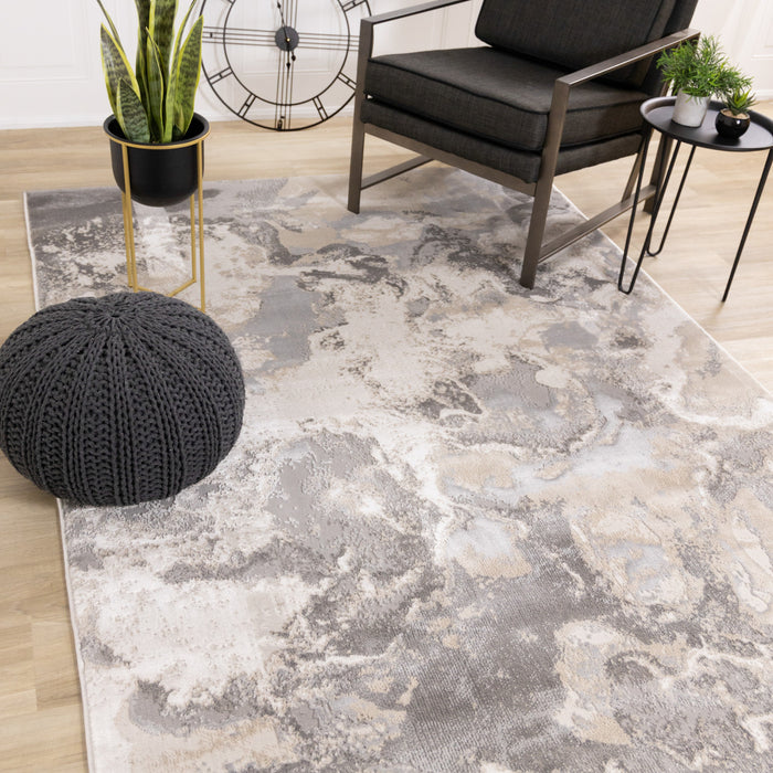 London Wavy Ocean Area Rug - 5'3\" x 7'7\"