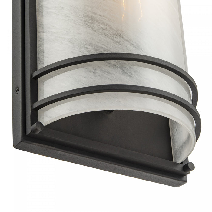 Keswick 1 Light Outdoor Wall Sconce 13\", Black