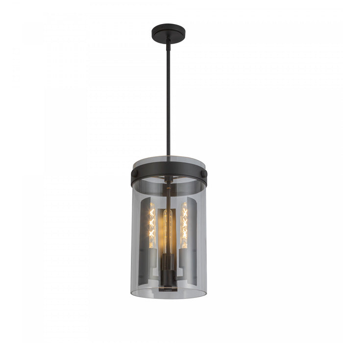 Dahlia 3 Light Pendant, Black