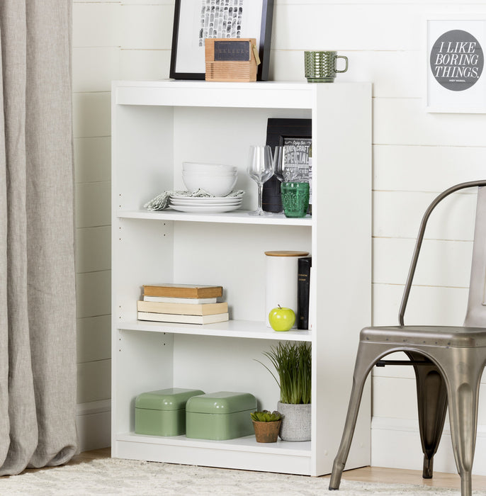 Axess 3-shelf Bookcase - Pure White 