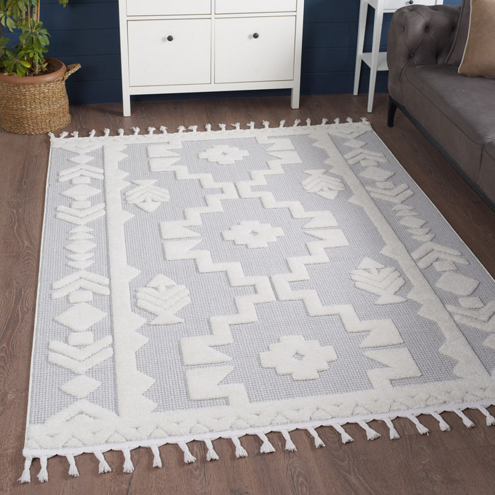 Quinto Tres Moroccan Shag Area Rug - 7'7\" x 10'