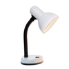 Remmer Gooseneck Desk Lamp, Snow, 14.25"H | Remmer Lampe de bureau a col de cygne, Blanc neige, 14,25 po H