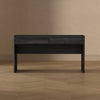 Evelyn Modern 60" Writing Desk in Charcoal Gray (2-Drawer) | Bureau d’ecriture moderne Evelyn 60" en gris charbon (2 tiroirs)