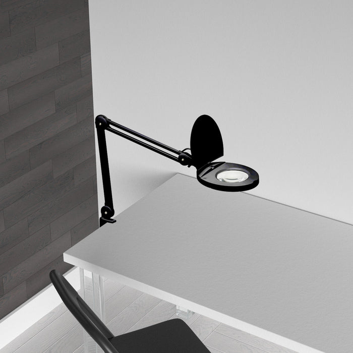 Dainolite LED Magnifier Lamp 8w Black Finish