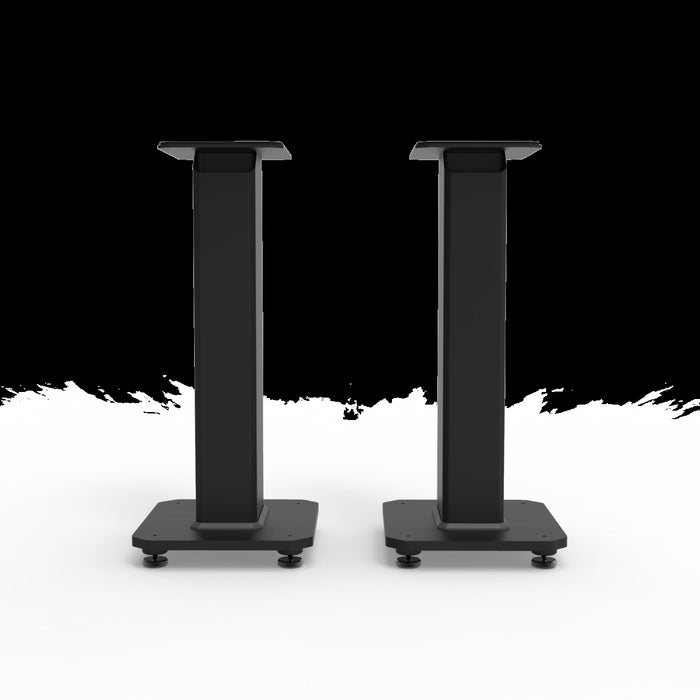 Kanto SX22 22\" Fillable Speaker Stands with Isolation Feet and Fillable Channel - Pair, Black