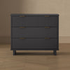 Elara Contemporary 38" Solid Wood Dresser in Charcoal Gray (3-Drawer) | Commode contemporaine Elara 38" en bois massif coloris gris charbon (3 tiroirs)