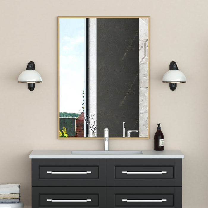 Border Gold 40\" Mirror