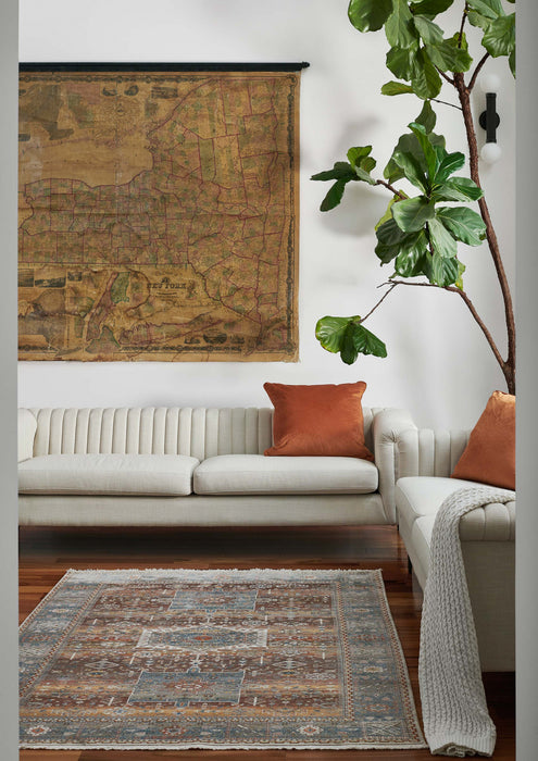 Dulce Traditional 9'0\" x Area Rug in Multi Indoor Area Rug