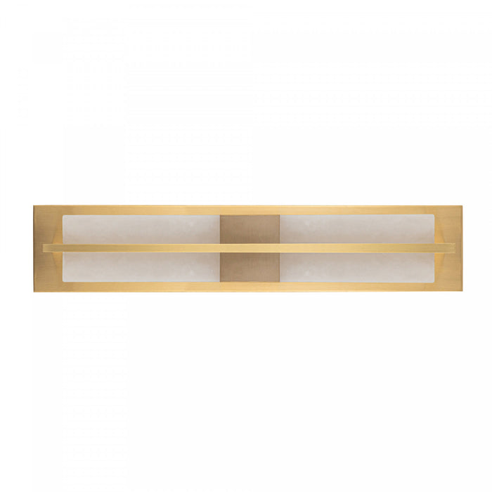 Briana Integrated Led Wall Sconce, Brushed Brass