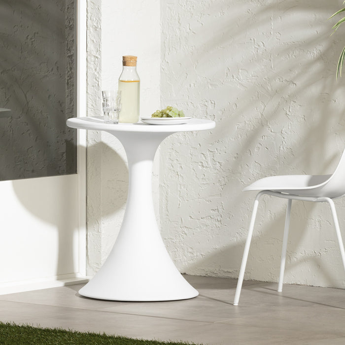 Dalya Patio Bistro Table - White