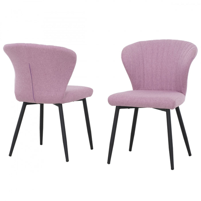 Adaline Pink Accent Dining Chair (Set of 2)