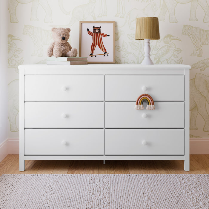 Storkcraft Alpine 6 Drawer Dresser - White