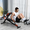 Soozier Adjustable Weight Bench Roman Chair Exercise Training Multi-Functional Hyper Extension Bench Dumbbell Bench Ab Sit up Decline Flat Black and Red