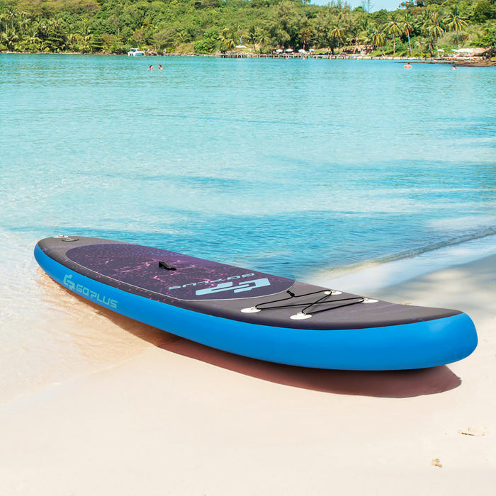 Goplus 11' Inflatable Stand Up Paddle Board Surfboard W/bag Aluminum Paddle Pump