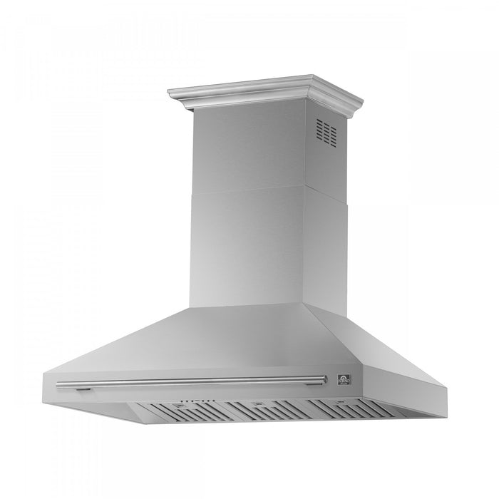 Forno Aria 48 Inch Wall-Mounted Stainless steel Range Hood-FRHWM5095-48