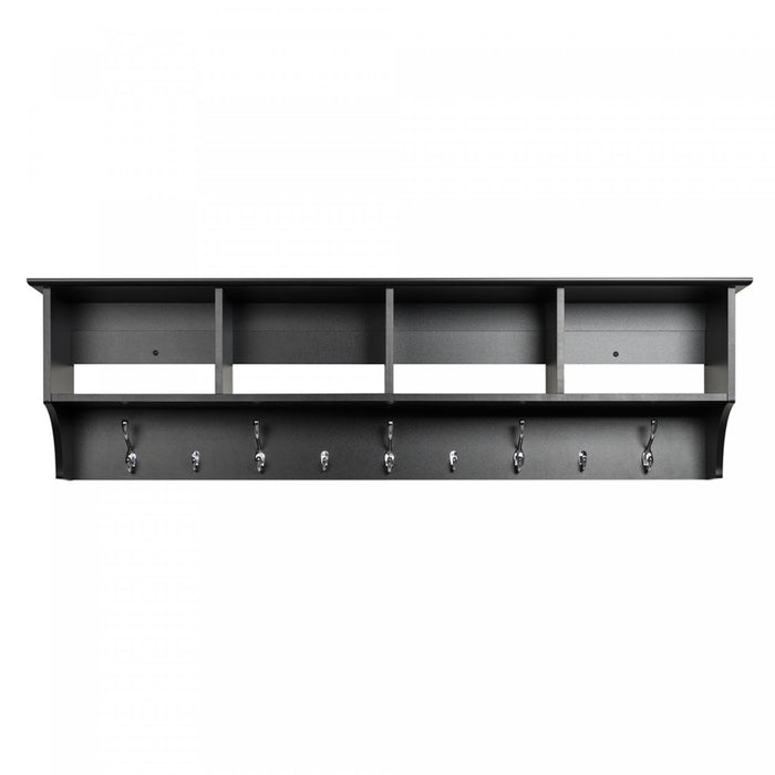 Hanging Entryway Shelf - Black