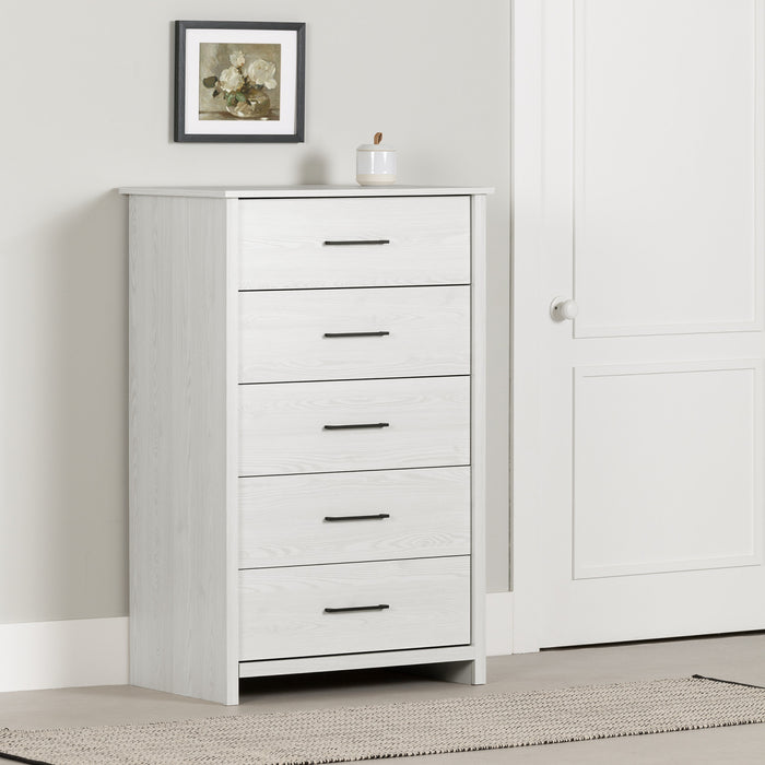 Fernley 5-Drawer Chest - White Pine