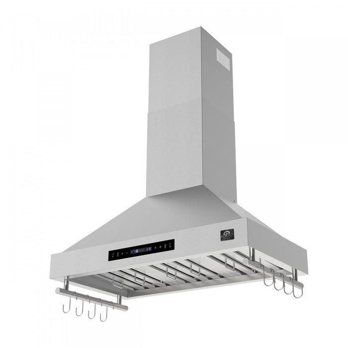 Forno Venezia 36 Inch Wall-Mounted Range Hood, Stainless Steel-FRHWM5503-36