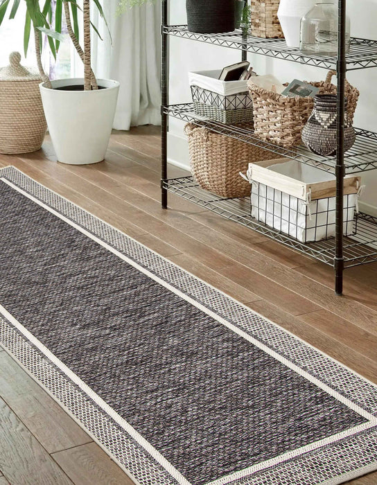 Brooks Charcoal Area Rug - 2'8\" x 8'2\"