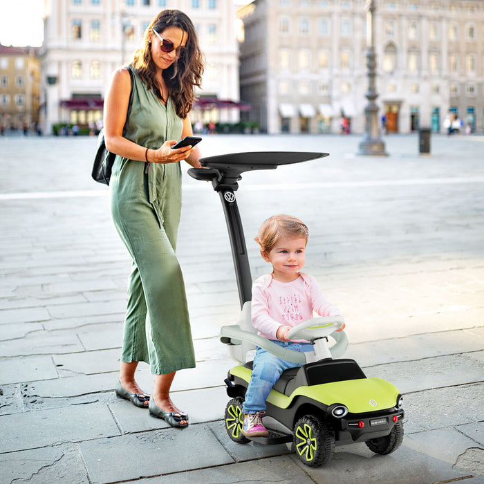 3-in-1 Licensed Volkswagen Kids Ride On Push Car Sliding Car W/ Music & Light